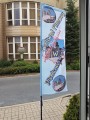 Flaga bannerowa 4,4x0,80  (Flying Banner) flaga+maszt 