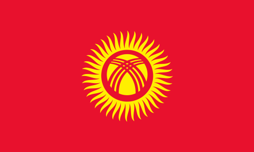 Kirgistan flaga      
