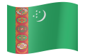 Turkmenistan flaga  