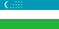Uzbekistan flaga  