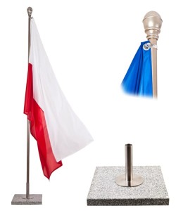 Podstawa do flag granitowa - 1 ramienna
