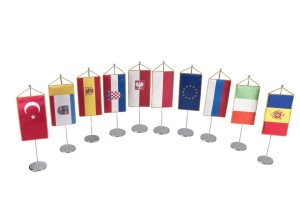 Proporczyk narodowy (różne kraje) Proporczyk z flagą