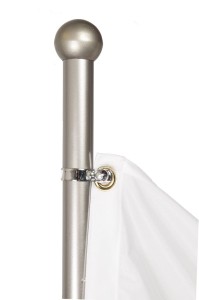 Maszt metalowy do podstaw 2,5 m składany  (Maszt flagowy) 