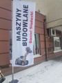 Flaga reklamowa 5x1,5m, firmowa, z logo