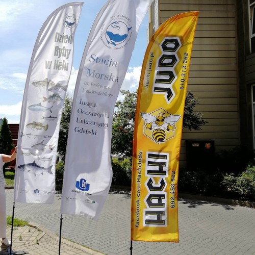 Winder 3,1m  flaga z dowolną grafiką + maszt