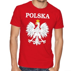 KOSZULKA Z GODŁEM I NAPISEM POLSKA
