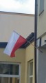 UCHWYT na flagę boczny- PRAWY ze stali kwasowej