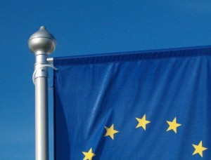 Flaga Unii Europejskiej na maszt pionowa 200x125cm