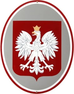 Godło emaliowane - tablica zewnętrzna 50 cmx40 cm