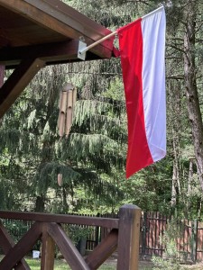 Polska flaga 110x70 cm Atłas 