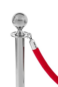 Border welurowy czerwony - klamra srebrna