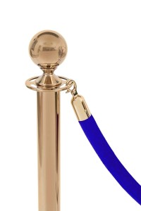 Border welurowy niebieski- klamra złota 