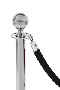 Border welurowy czarny - klamra srebrna 