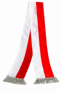 szarfa do pocztu sztandarowego atłas 200x14 cm 
