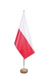 Polska flaga 180 cm x 120 cm podwójna satyna