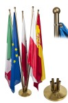 Stojak do flagi gabinetowy 5 ramienny  połysk  