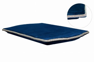 Taca na ordery, medale, nożyczki 44x33 cm granat