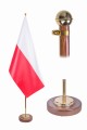 Polska flaga 120x80 cm podwójna satyna