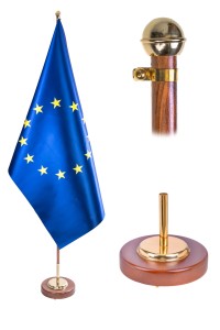 Flaga UE 120x80 cm satyna podwójna 