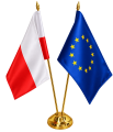 Stojak do proporczyka/ Podstawka do flagietki 1- 5 ramienny  złoty