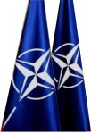 NATO flaga 150x90 cm satyna podwójna