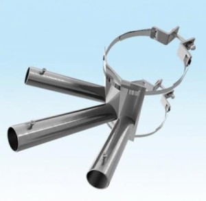 Uchwyt flagowy na słup 3-ramienny