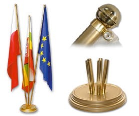 Stojak do flag pięcioramienny  (Stojak flagowy)