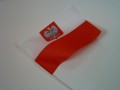Chorągiewka Polska z godłem (30x20)