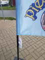 Flaga bannerowa 3,3x0,80  (Flying Banner) flaga+maszt 