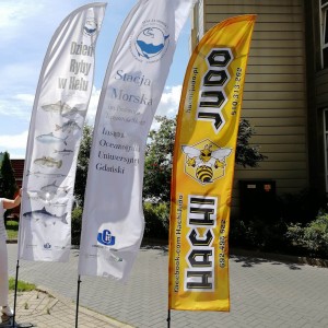 Winder 4,1m flaga z dowolną grafiką + masz