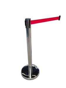 Słupek  Odgradzający z Taśmą - HIGH STANDARD / 6,5 kg