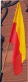 Flaga Warszawy 110x70 na drzewiec 